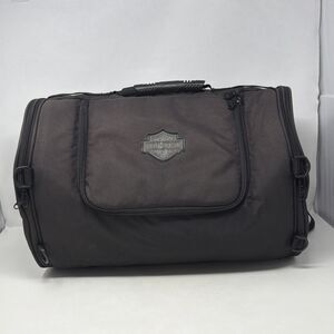 Harley-Davidson Adventure Duffle Bag Motorcycle Weekend Travel Luggage Black